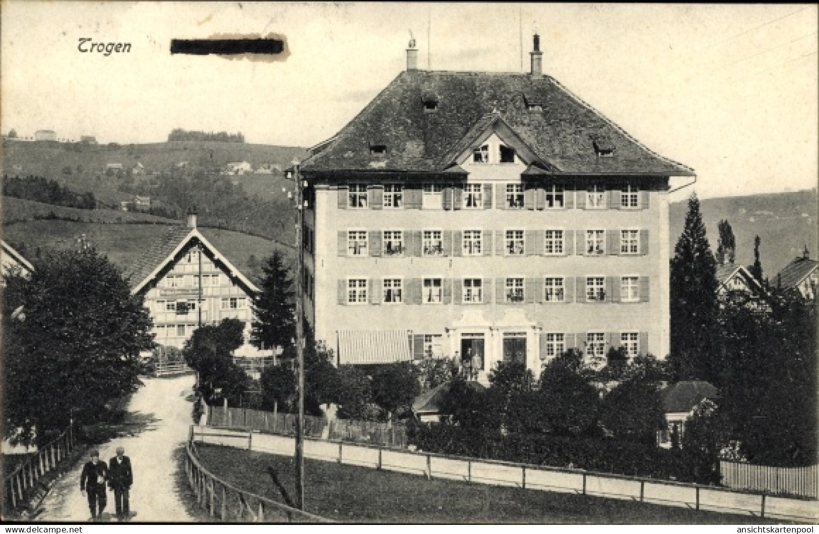 CPA Trogen Kanton Appenzell Ausserrhoden, Blick Auf Den Ort - Trogen