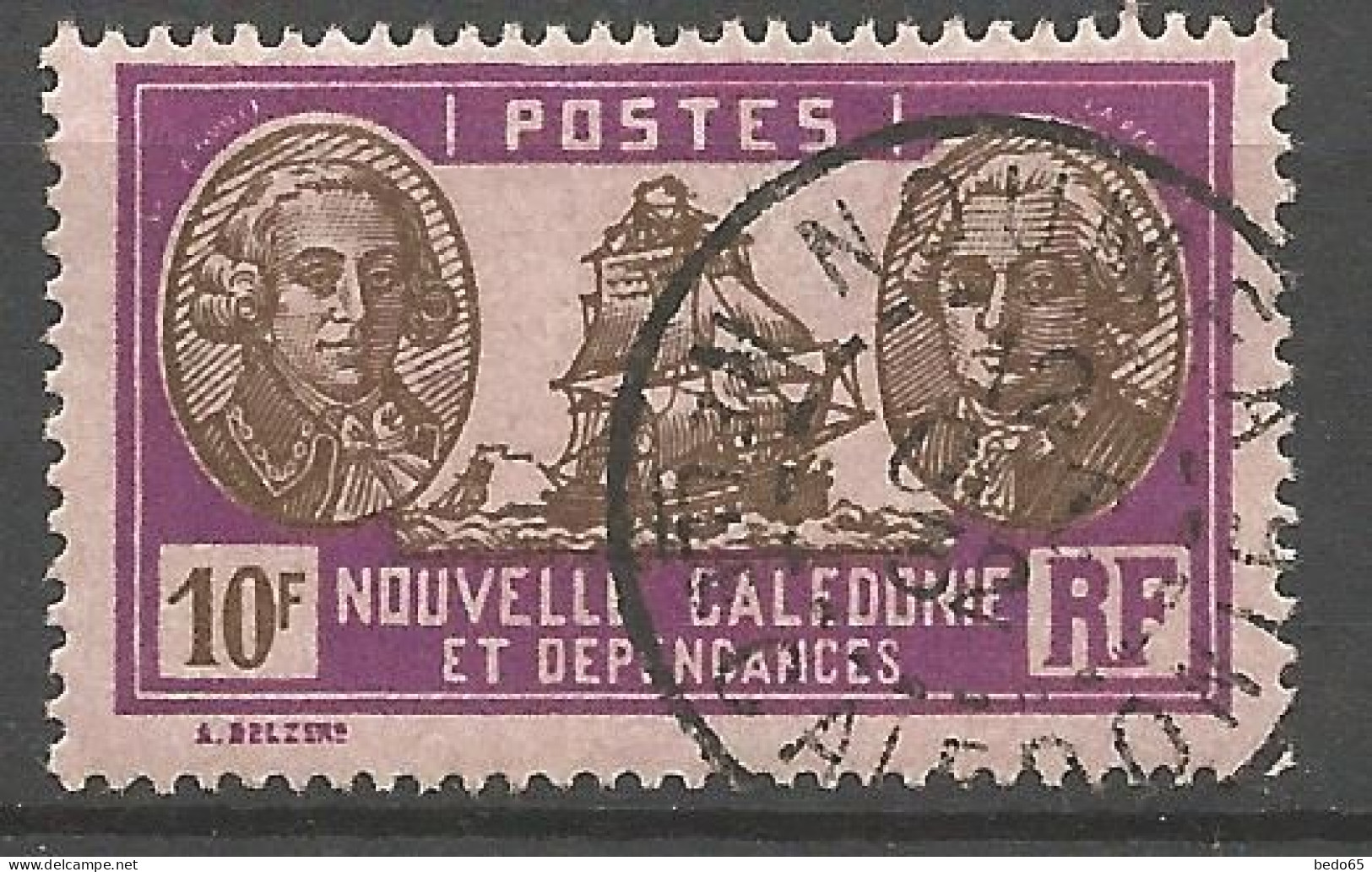 NOUVELLE-CALEDONIE N° 160 CACHET NOUMEA / Used - Gebraucht