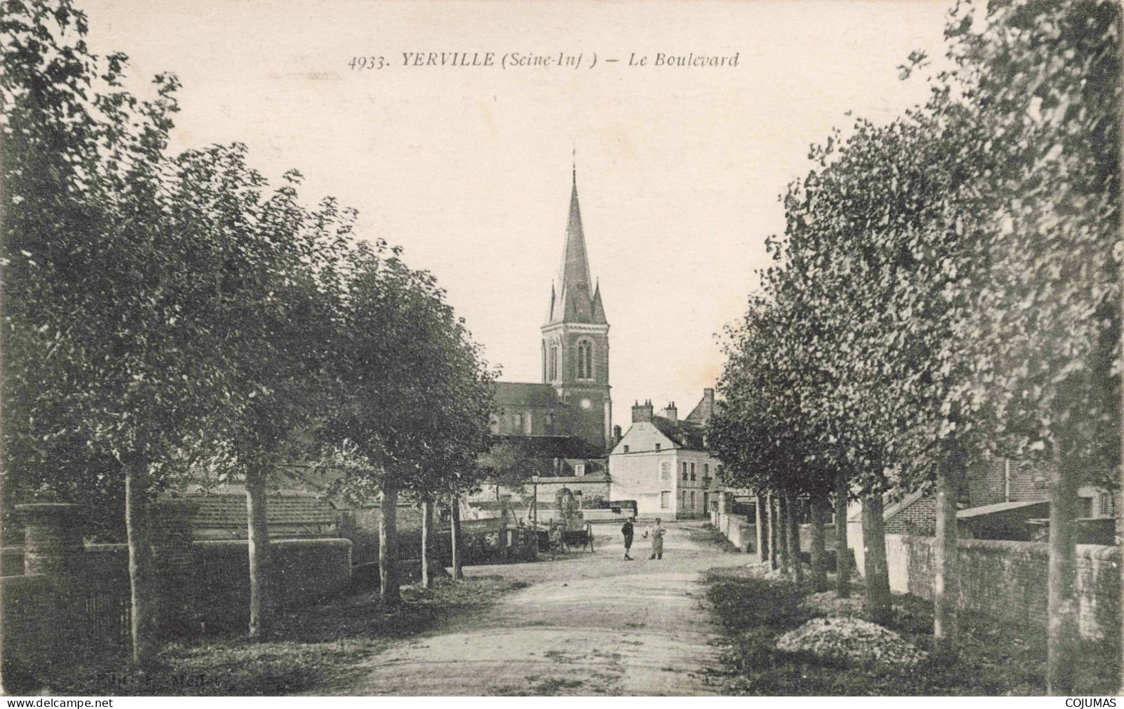 76 - YERVILLE - S20804 - Le Boulevard - Yerville