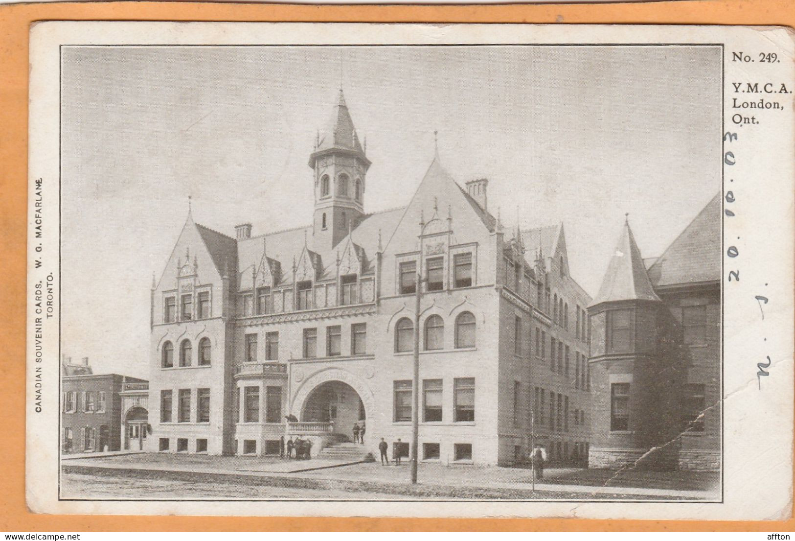 London Ontario Canada Old Postcard - London