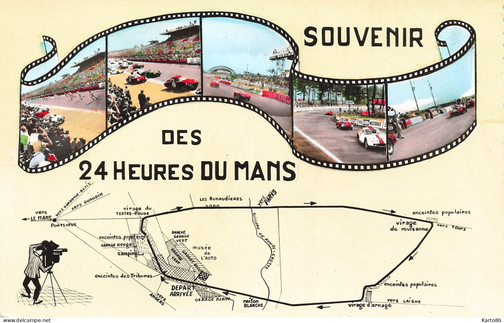 24heures Du Mans * CP * Course Automobile * Pilotes Voitures * Circuit Des 24 Heures - Le Mans