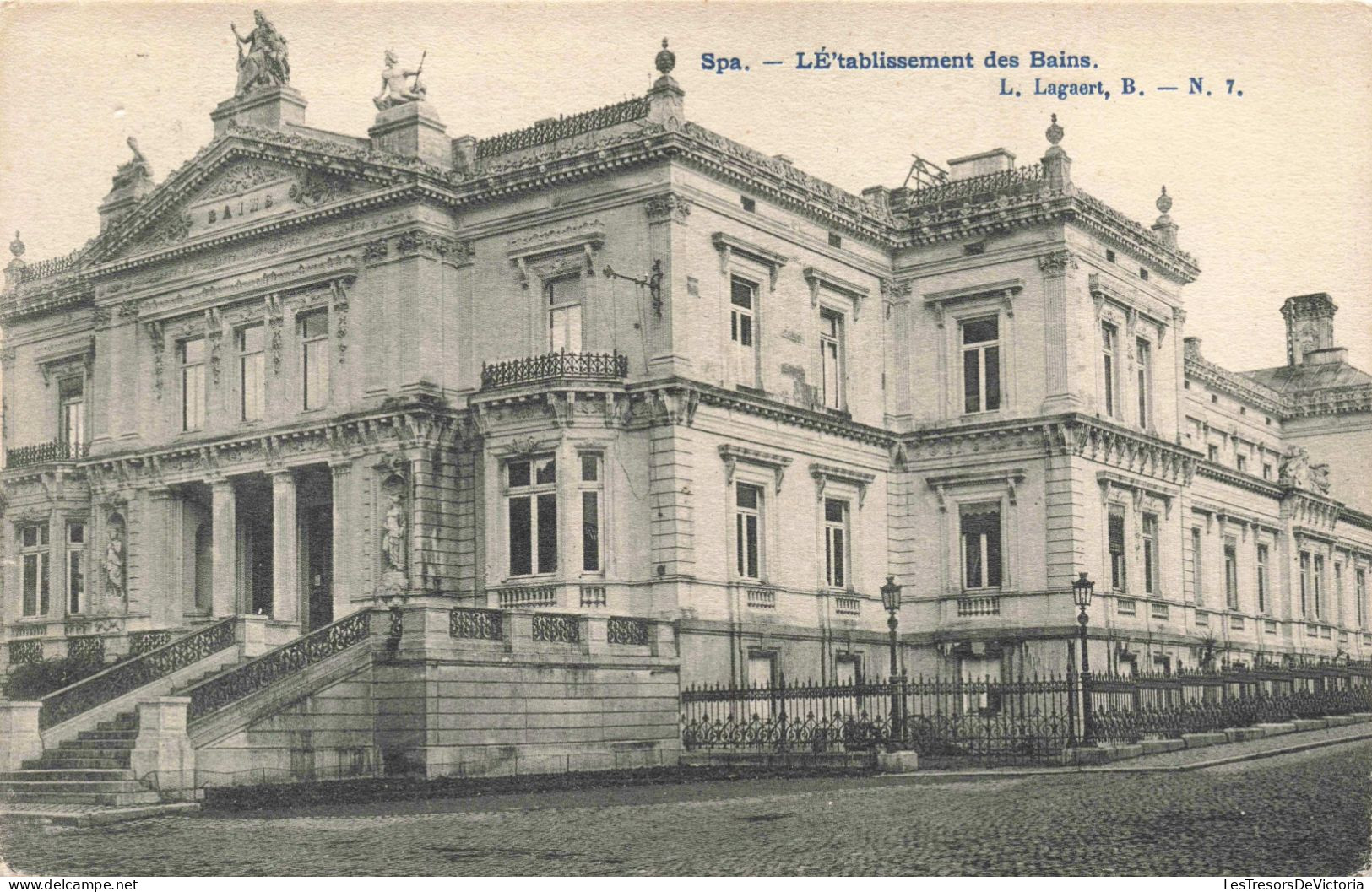 BELGIQUE - Spa - L'établissement Des Bains - Carte Postale Ancienne - Spa