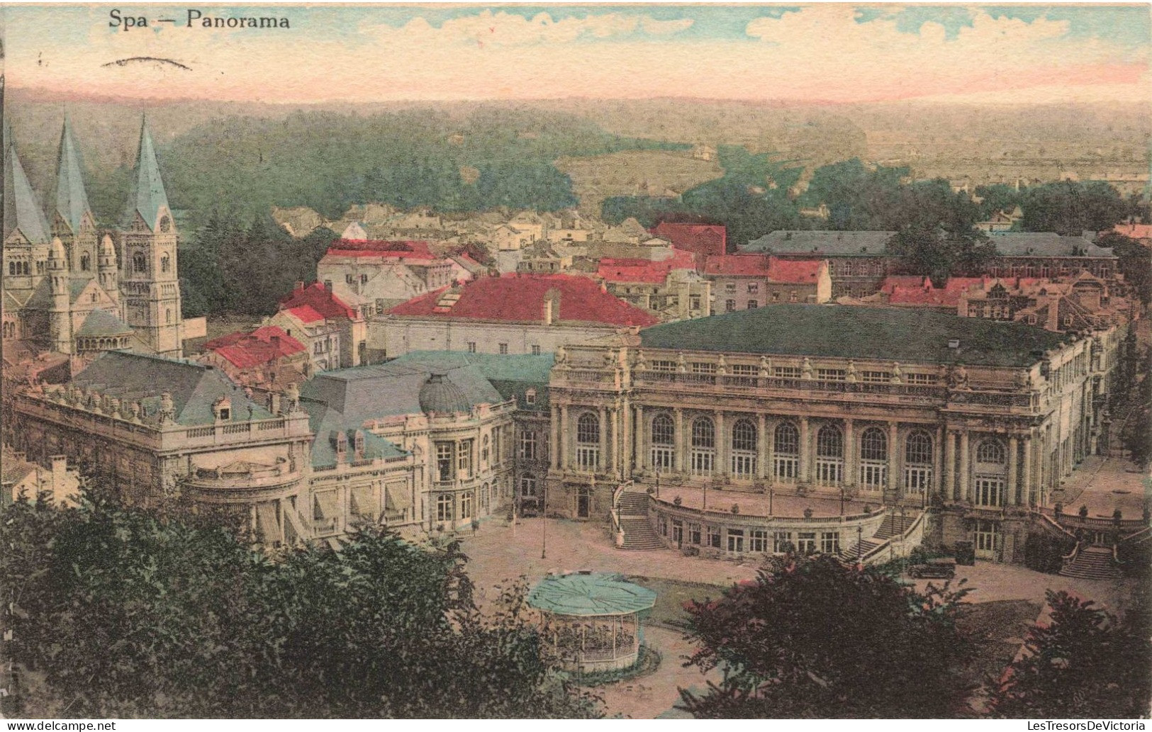 BELGIQUE - Spa - Panorama - Colorisé - Carte Postale Ancienne - Spa