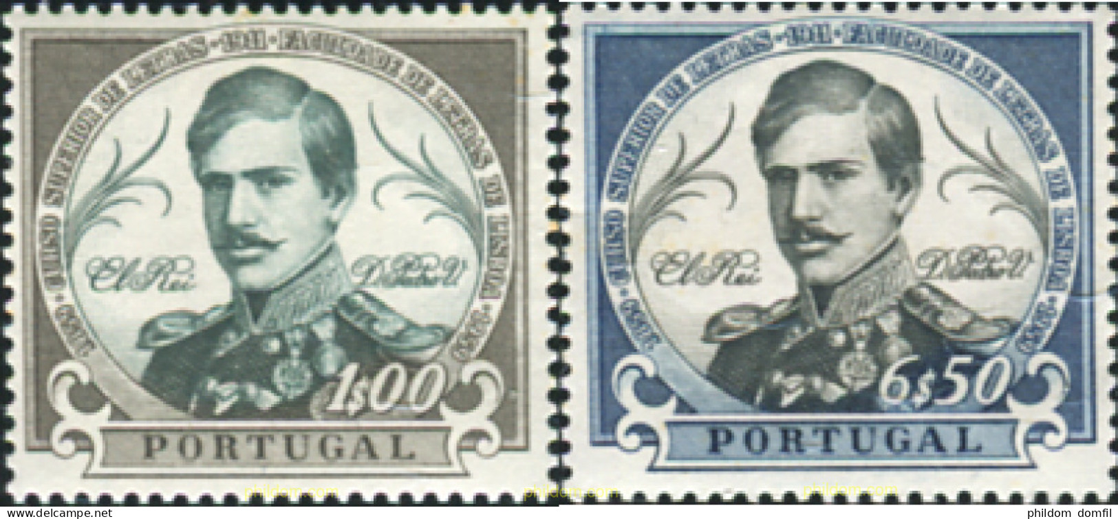 125447 MNH PORTUGAL 1961 CENTENARIO DE LA FACULTAD DE LETRAS DE LISBOA - Otros & Sin Clasificación