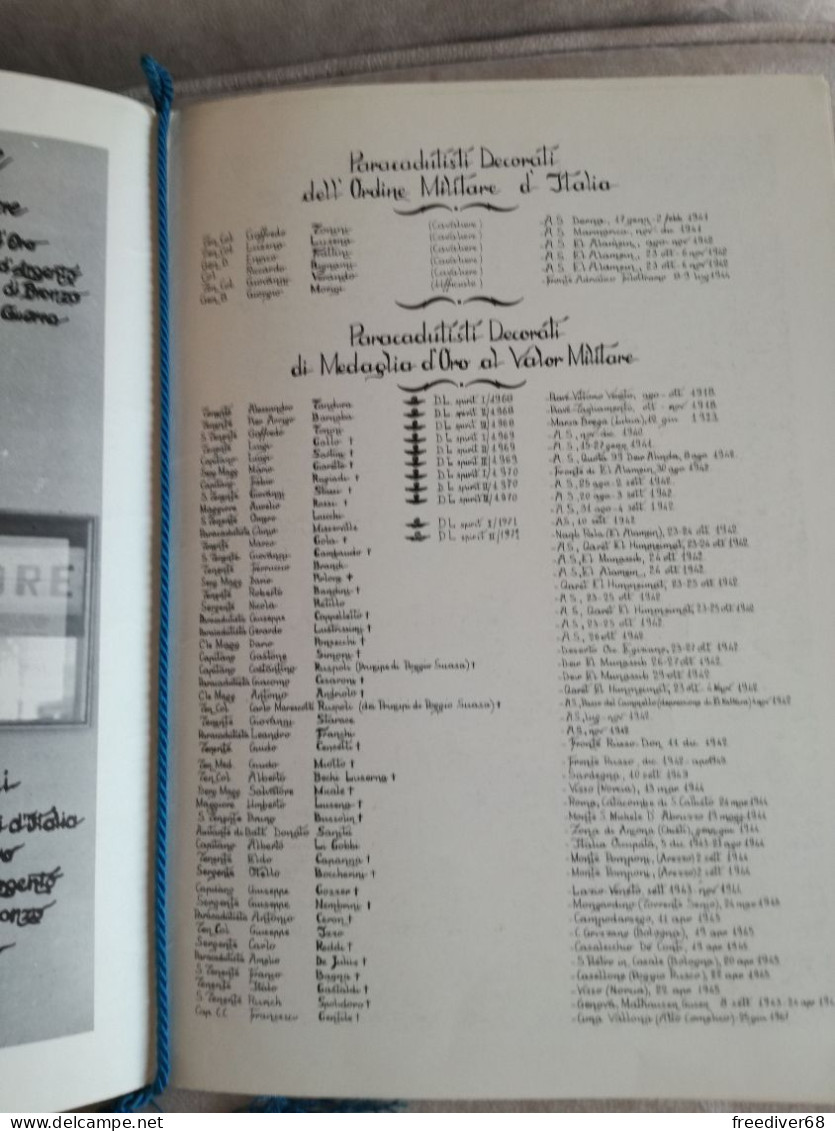 ESERCITO Brigata FOLGORE 1972 Paracadutisti Completo Parà Livorno Pisa Siena Libano Somalia Missione - Formato Grande : 1971-80