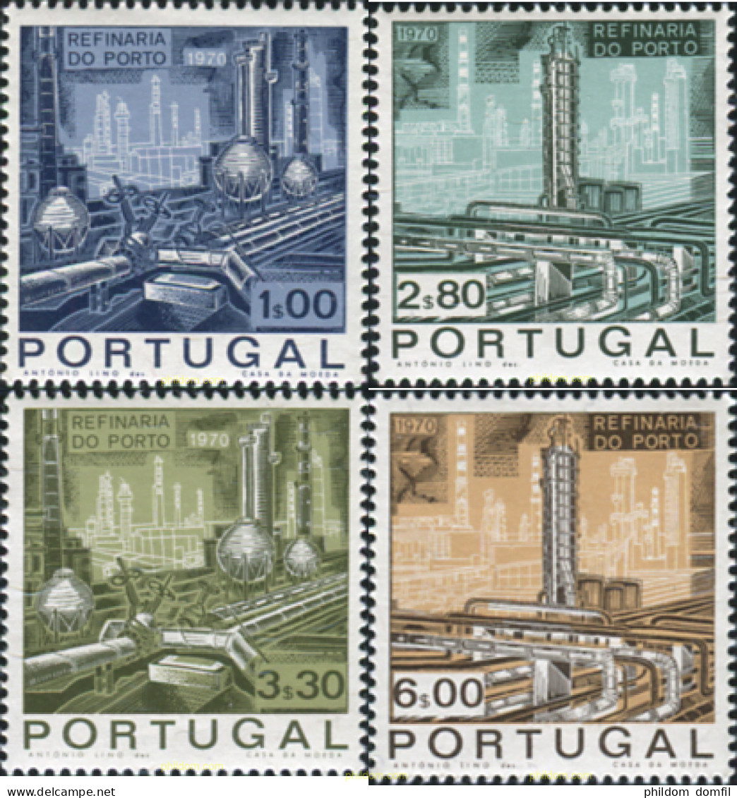 125565 MNH PORTUGAL 1970 INAUGURACION DE LA REFINERIA DE PETROLEO DE OPORTO - Other & Unclassified