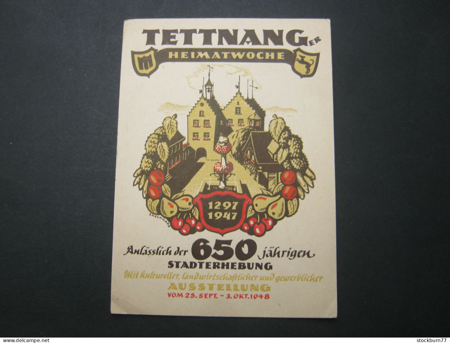 TETTNANG , Heimatwoche, Seltene Ansichtskarte Um 1948 - Tettnang