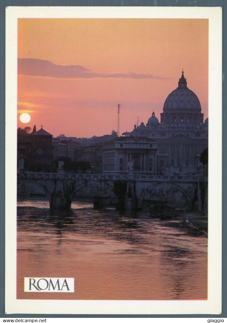 °°° Cartolina - Roma N. 1904 Ponte S. Angelo E S. Pietro Nuova °°° - Bruggen