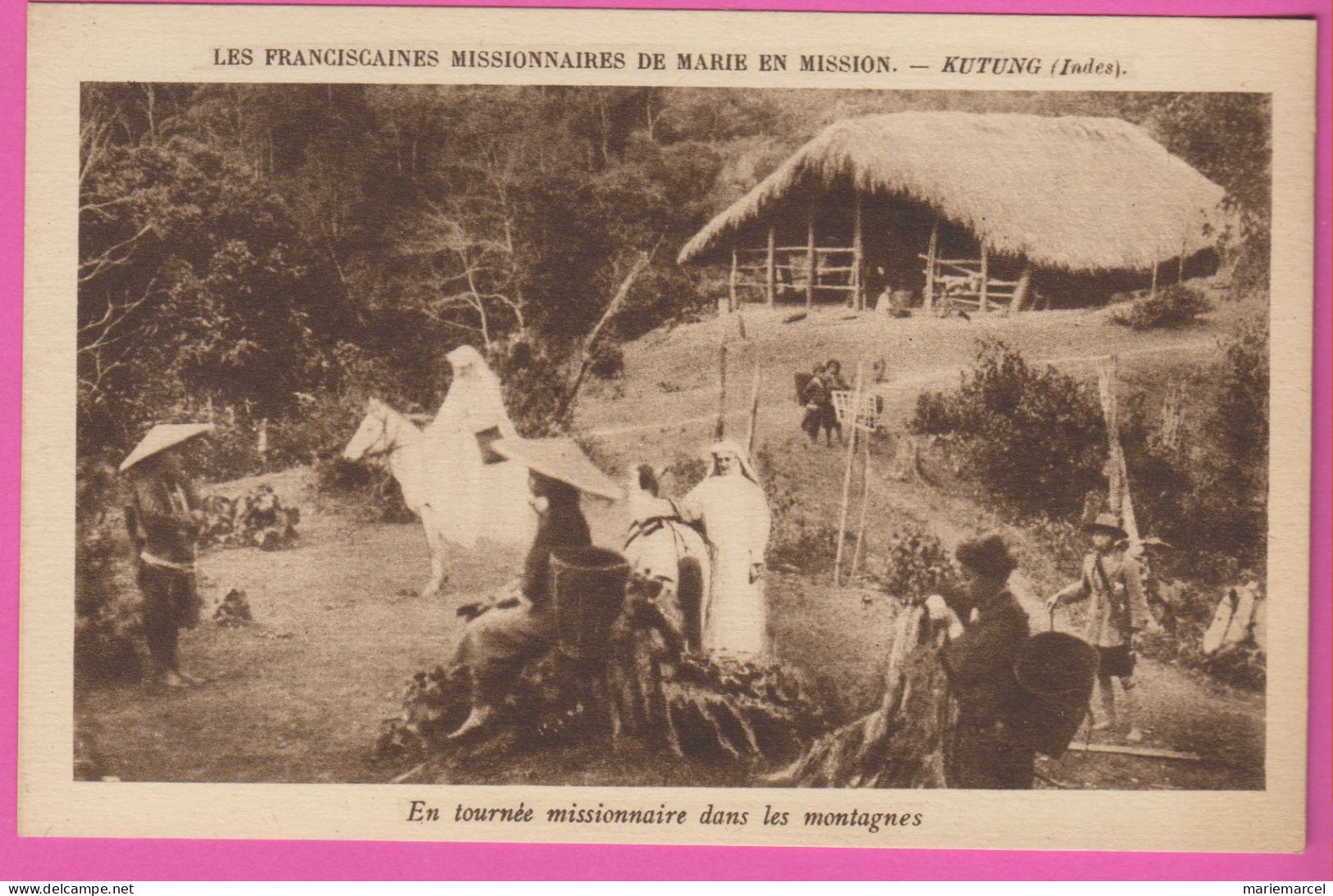 LES FRANCISCAINES MISSIONNAIRES DE MARIE EN MISSION - Lot de 17 Cartes - détail dans la description