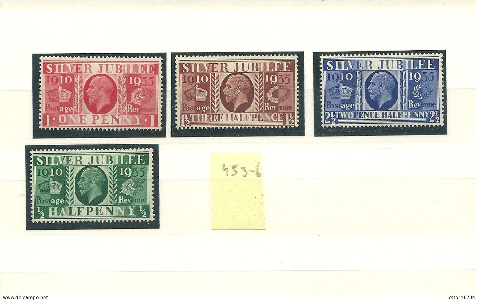 Gran Bretagna 1934 Mnh** - Unused Stamps