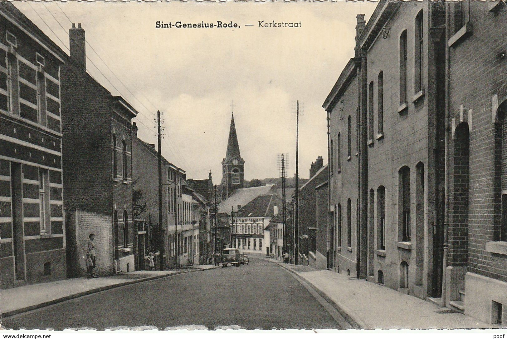 Sint-Genesius-Rode : Kerkstraat ( VW Busje ) - Rhode-St-Genèse - St-Genesius-Rode