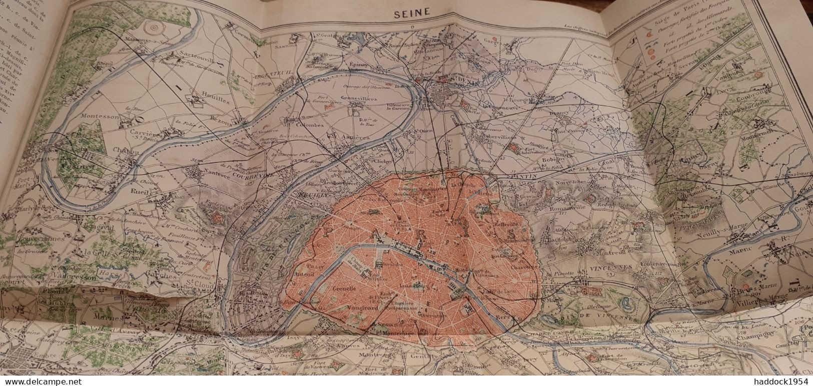 géographie de la seine ADOLPHE JOANNE hachette 1881