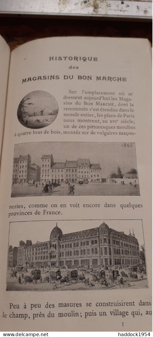 Historique Des Magasins Du Bon Marché Mame 1910 - Paris