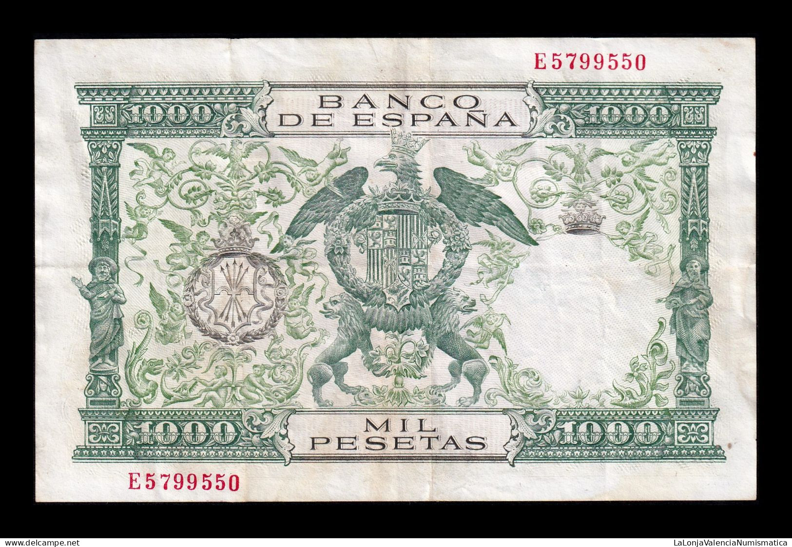 España Spain 1000 Pesetas Reyes Católicos 1957 Pick 149 Serie E Ebc Xf - 1000 Peseten