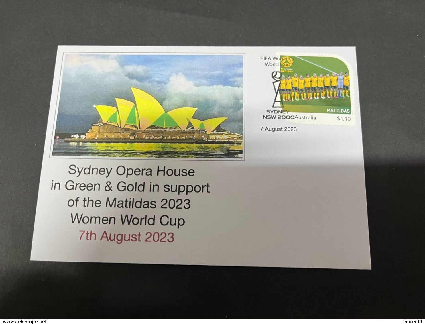 7-8-2023 (1 T 44) FIFA Women's Football World Cup - Sydney Opera House Supporting The Matildas.... - Dollar