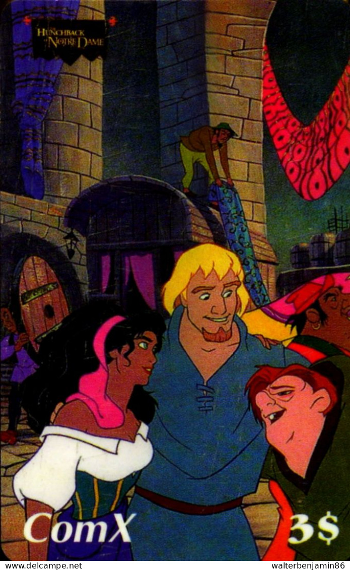 SCHEDA TELEFONICA PHONECARD U.S.A DISNEY COMX THE HUNCHBACK OF NOTRE DAME - Collezioni