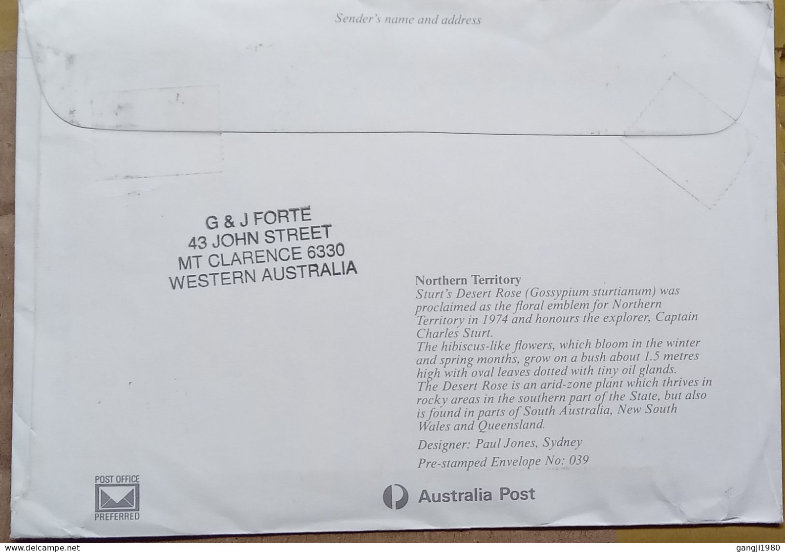 AUSTRALIA-2019, STATIONERY COVER, USED TO INDIA, FLOWER, BIRD, 6 DIFF, DIRK HARTOGE SHIP, LICENCE INSPECTED, ALBANY CITY - Lettres & Documents