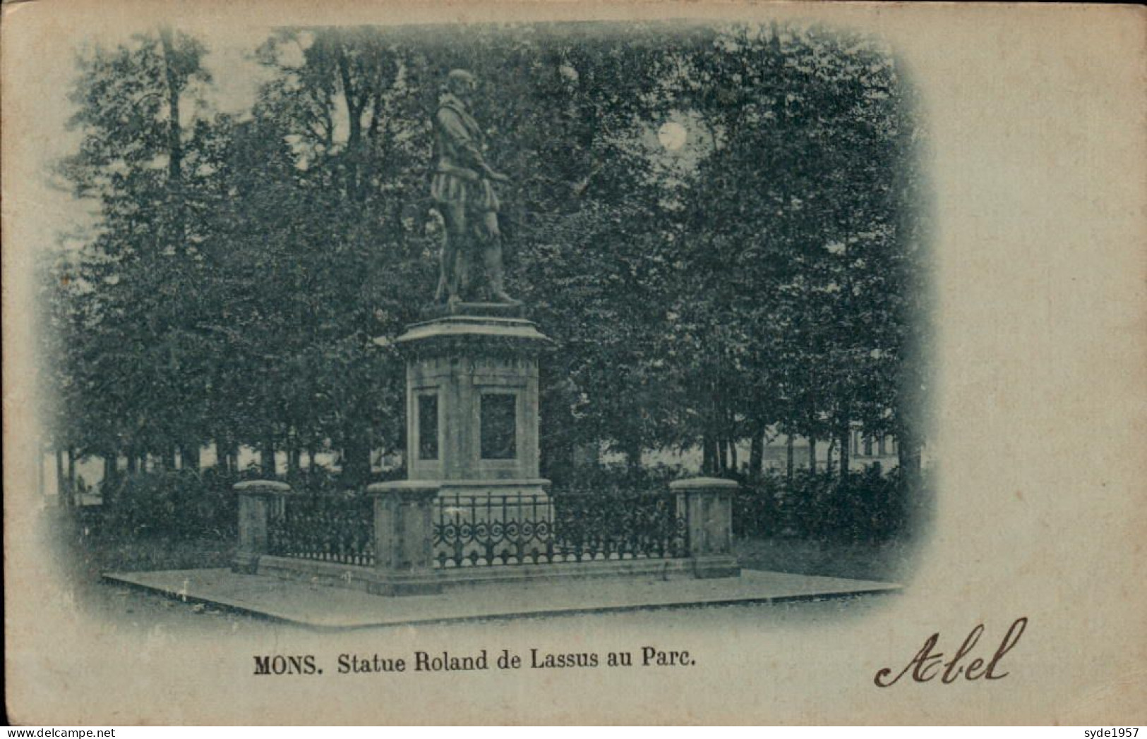 Mons - Statue Roland De Lassus Au Parc - Mons