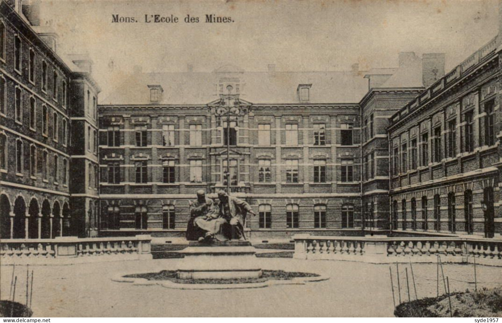 Mons - L'école Des Mines Début 1900 - Mons