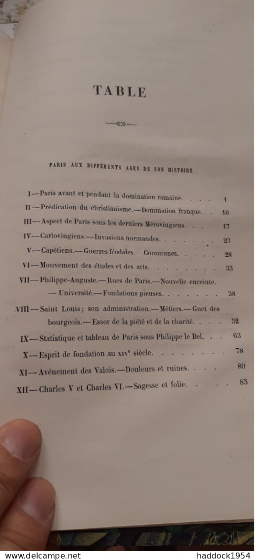 Histoire De Paris Et De Ses Monuments EUGENE DE LA GOURNERIE Mame 1852 - Paris