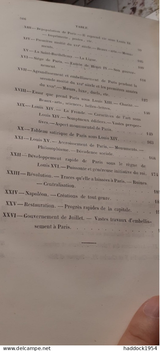 Histoire De Paris Et De Ses Monuments EUGENE DE LA GOURNERIE Mame 1852 - Paris