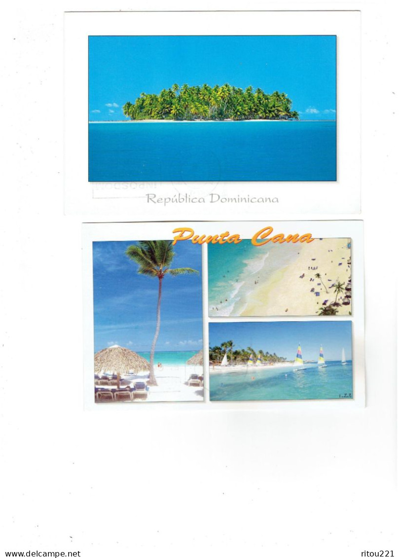 Lot 2 Cpm - Republica Dominicana - République Dominicaine  - Punta Cana - COSTA SUR - - Dominikanische Rep.