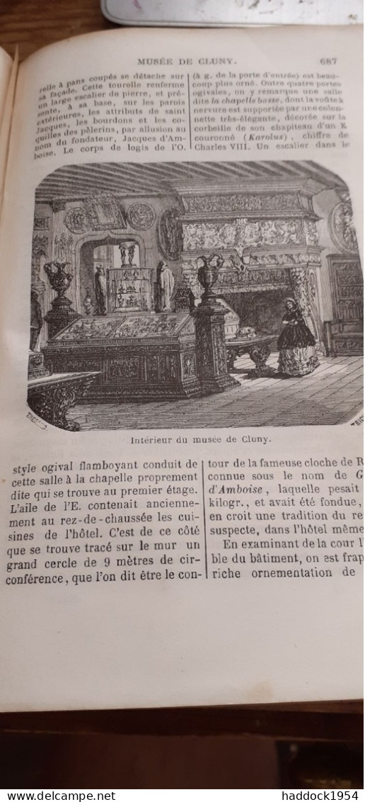 PARIS illustré nouveau guide de l'étranger et du parisien ADOLPHE JOANNE hachette 1867