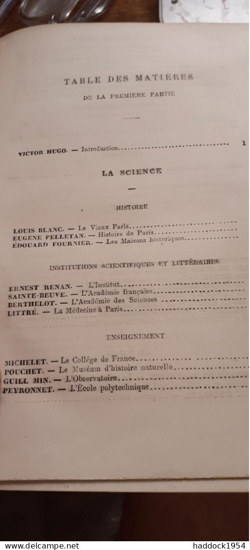 PARIS Guide Par Les Principaux écrivains Et Artistes De La FRANCE 2 Tomes Lacroix Verboeckhoven Et Cie 1867 - Parijs