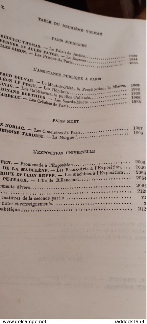 PARIS guide par les principaux écrivains et artistes de la FRANCE 2 tomes lacroix verboeckhoven et cie 1867