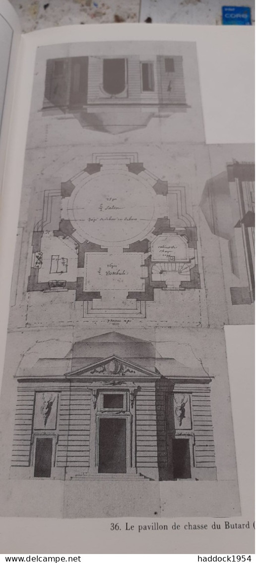 VERSAILLES dessins d'architectures de la direction générale des batiments du roi GALLET-GUERNE archives nationales 1983
