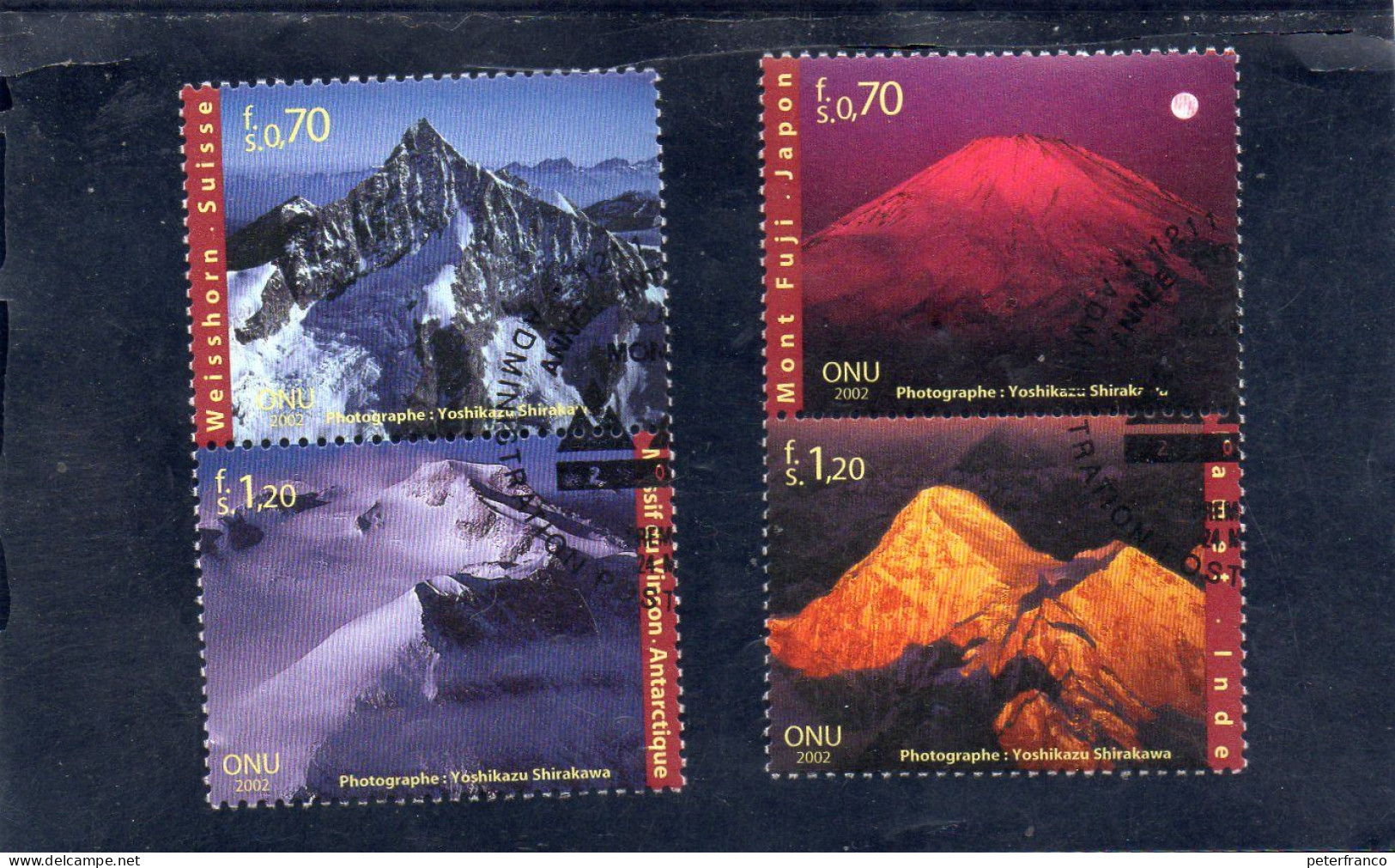 2002 Nazioni Unite - Ginevra - Anno Int. Delle Montagne - Used Stamps