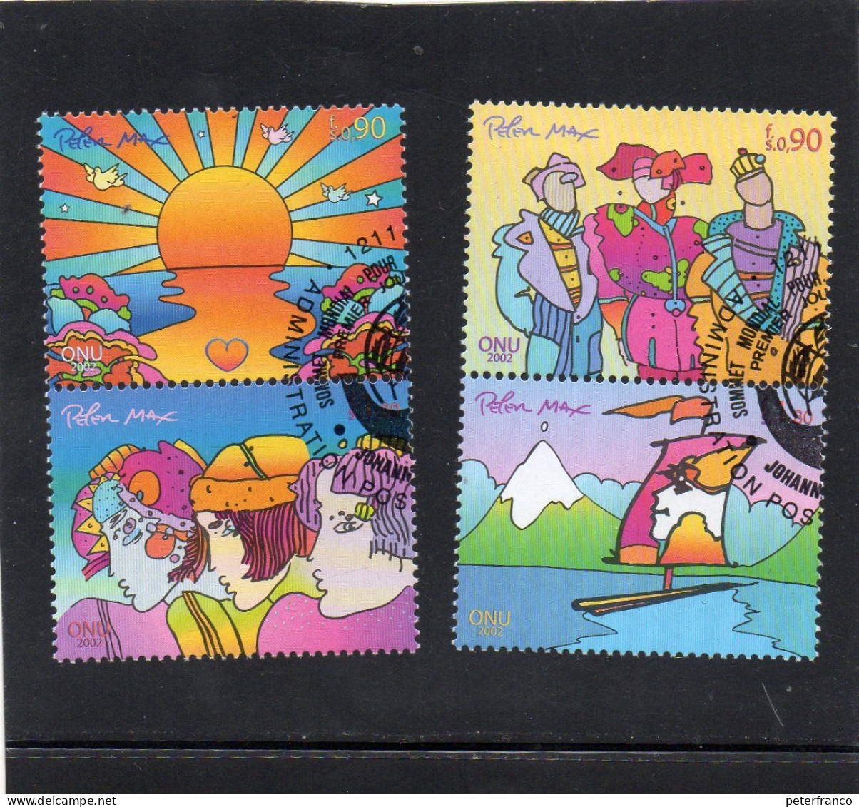 2002 Nazioni Unite - Ginevra - Vertice Mondiale Per Lo Sviluppo Durevole - Used Stamps