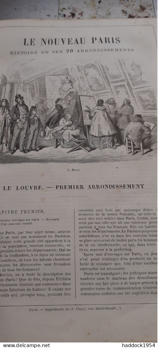 Le Nouveau PARIS EMILE DE LABEDOLLIERE Histoire De Ses 20 Arrondissements Gustave Barba 1861 - Parijs