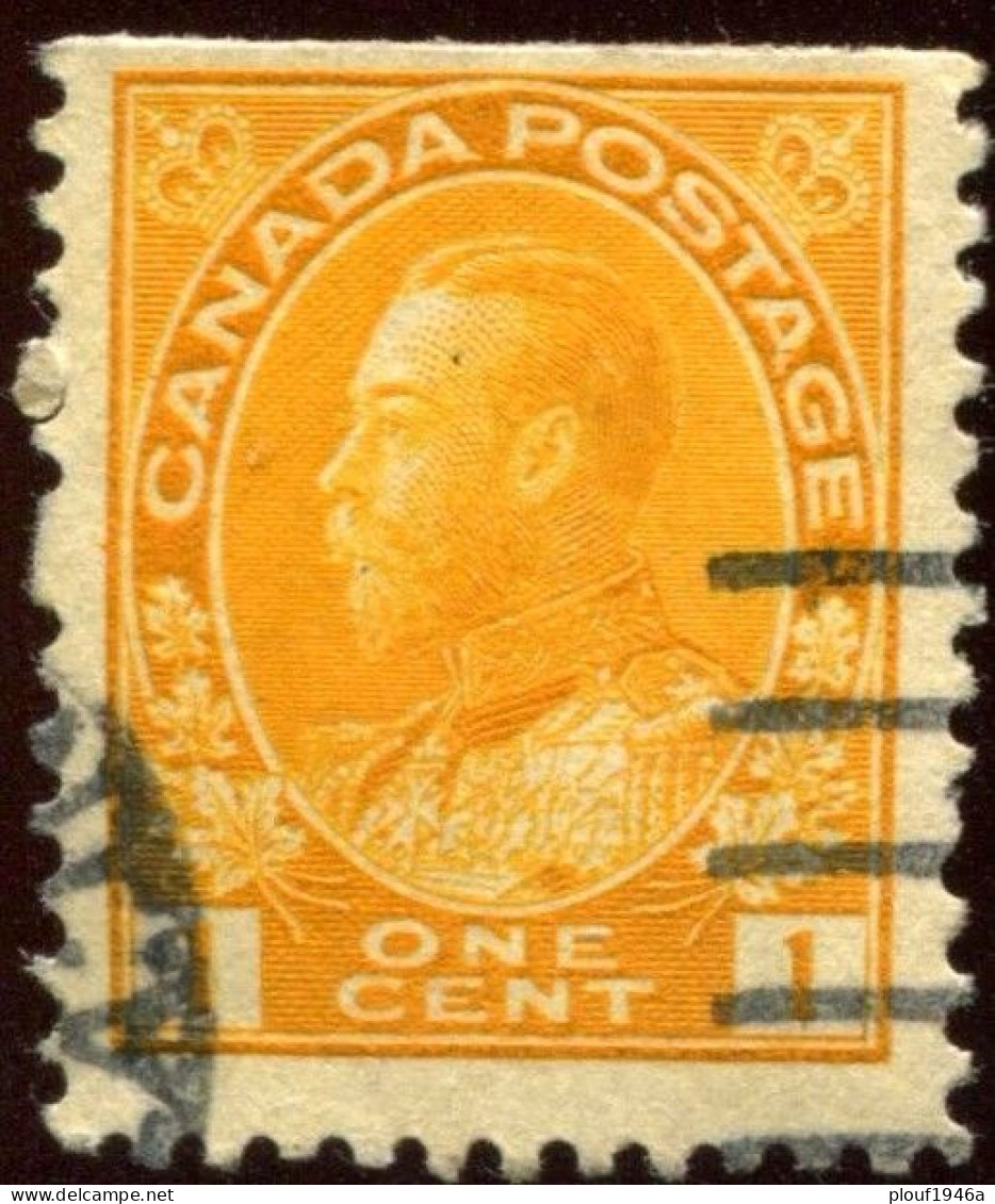 Pays :  84,1 (Canada : Dominion)  Yvert Et Tellier N° :   108-1 (o) Du Carnet - Single Stamps