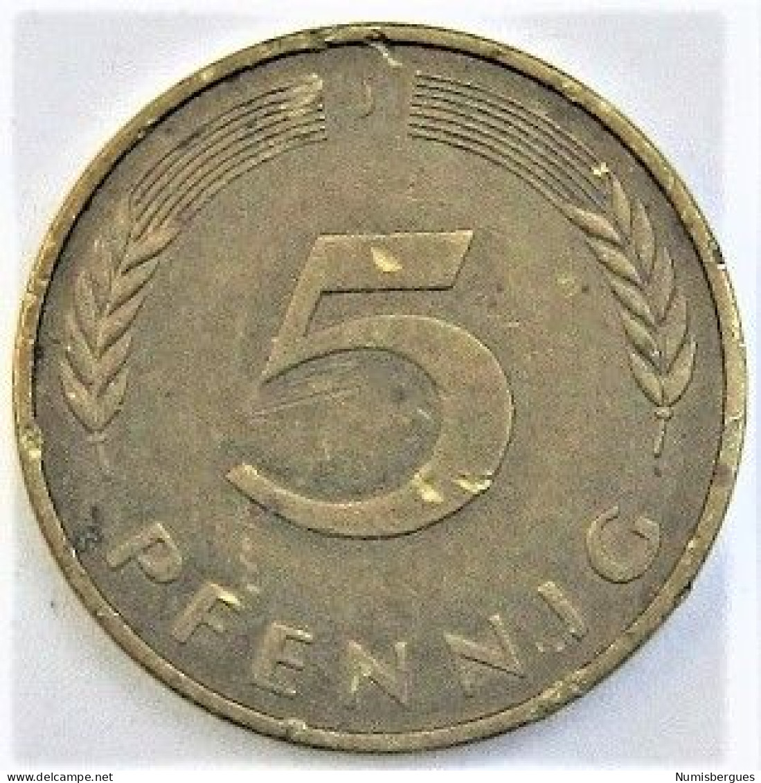 Pièce De Monnaie 5 Pfennig 1982 J - 2 Pfennig