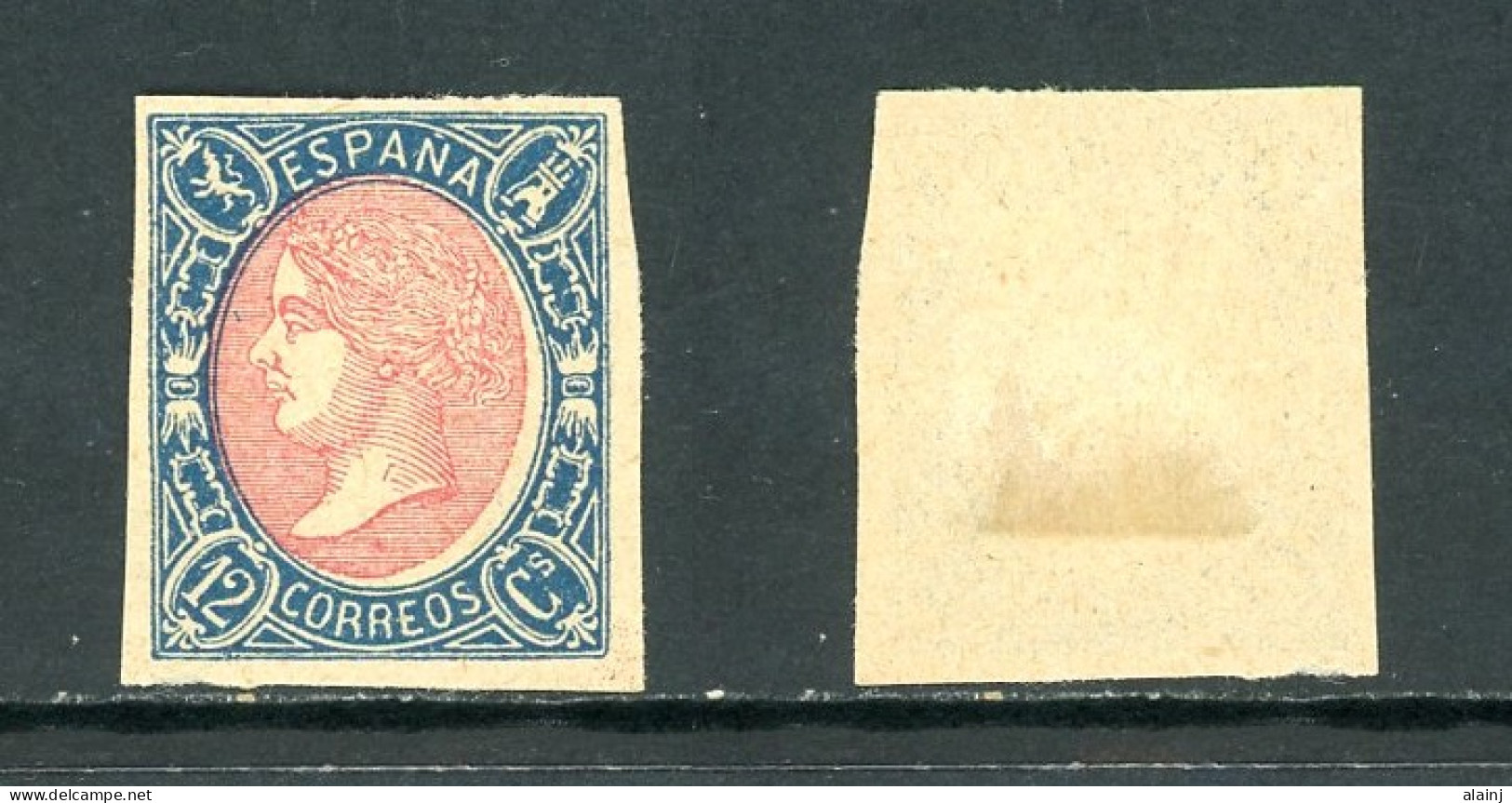 Espagne  1854  Isabelle II     Y&T   67   Mi   63   X    ---     Sans Gomme  --  SUPERBE FAUX / FALSO - Ungebraucht