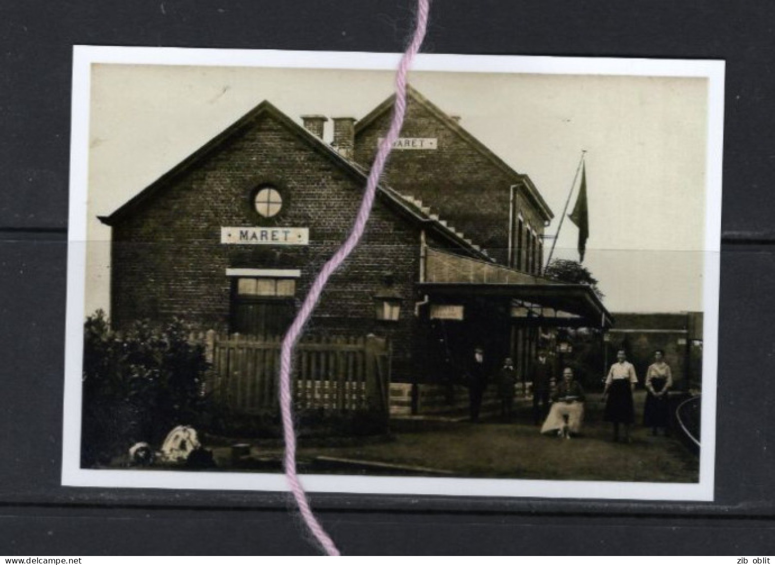 PHOTO MARET ORP JAUCHE GARE STATIE STATION REPRO - Orp-Jauche