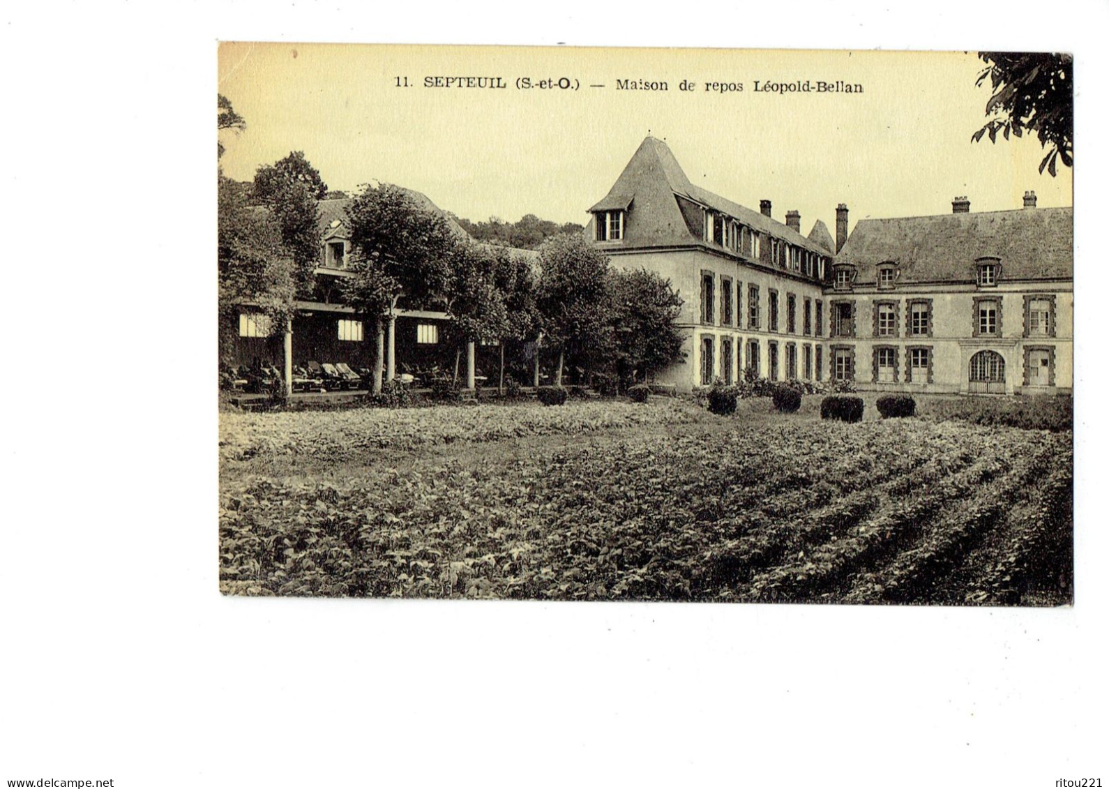 Cpa - 78 - Septeuil - Maison De Repos Léopold Bellan - N°11 M. Aube - - Septeuil