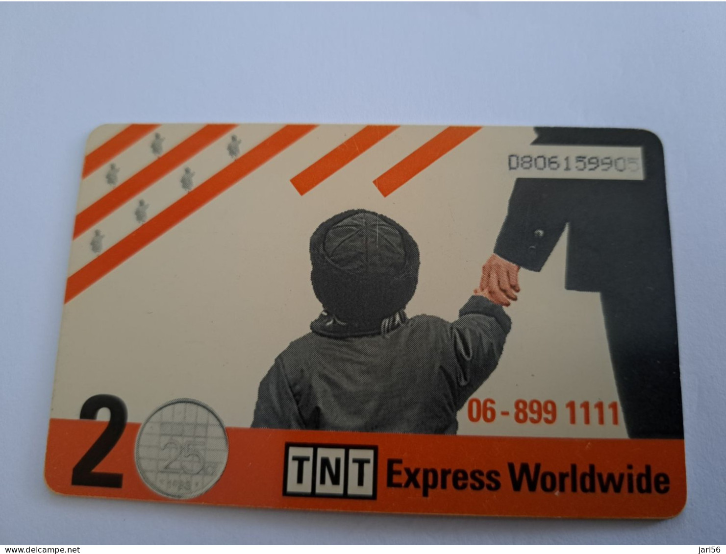 NETHERLANDS / CHIP ADVERTISING CARD/ HFL 5,00  /  TNT EXPRESS WORLD/ COIN ON CARD          /     CRE 238 ** 14578** - Privé