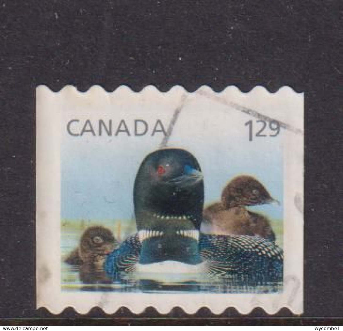 CANADA  -  2011 Loon And Chicks $1.29 Self Adhesive  Used As Scan - Oblitérés