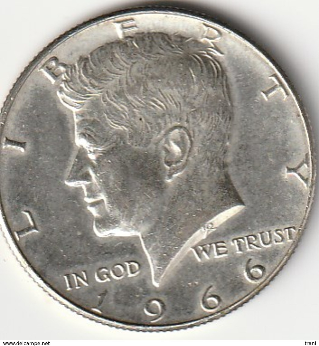 U.S.A. - HALF DOLLAR - ARGENTO - 1966 - 1964-…: Kennedy