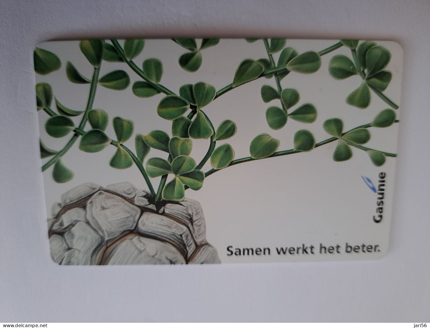 NETHERLANDS / CHIP ADVERTISING CARD/ HFL 2,50  / GASUNIE PLANTS  /     CRE 232.01** 14594** - Privées