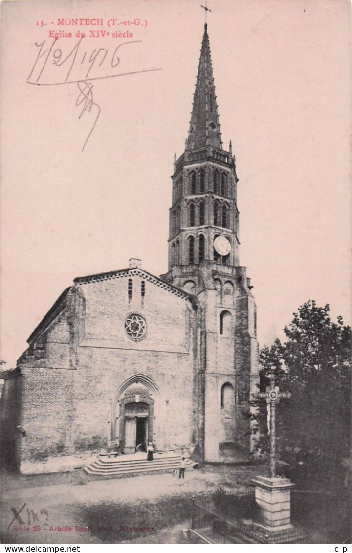 Montech - Eglise Du XVI Eme Siecle  - CPA°J - Montech