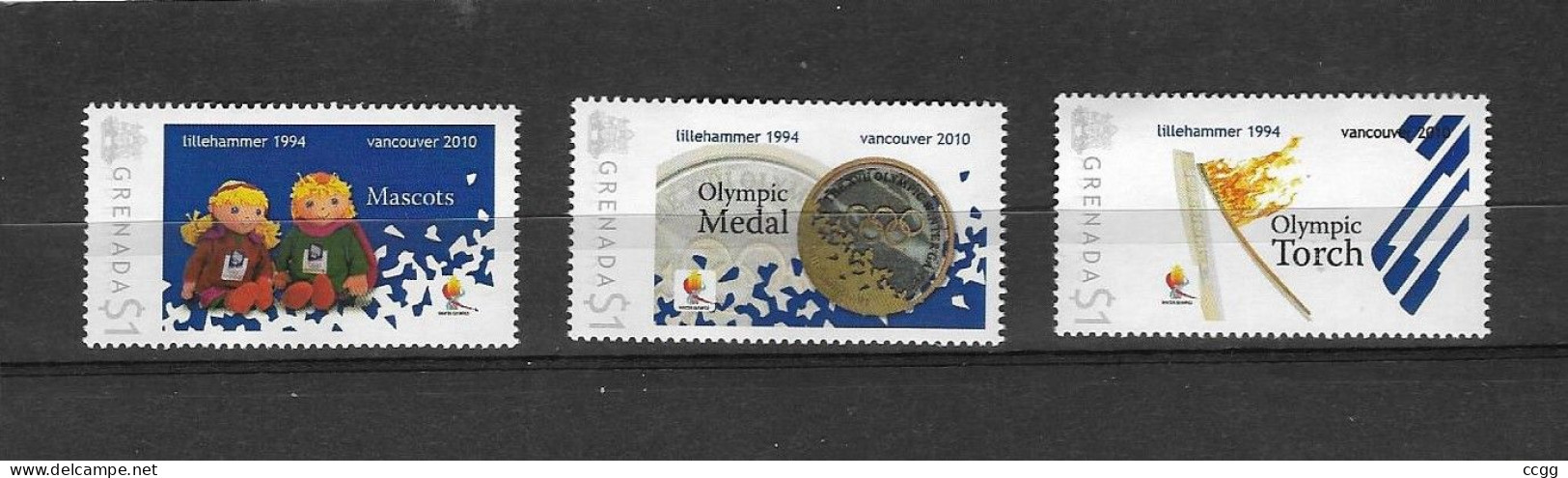 Olympische Spelen 1984 - 2010 , Grenada - Zegels Postfris - Hiver 2010: Vancouver