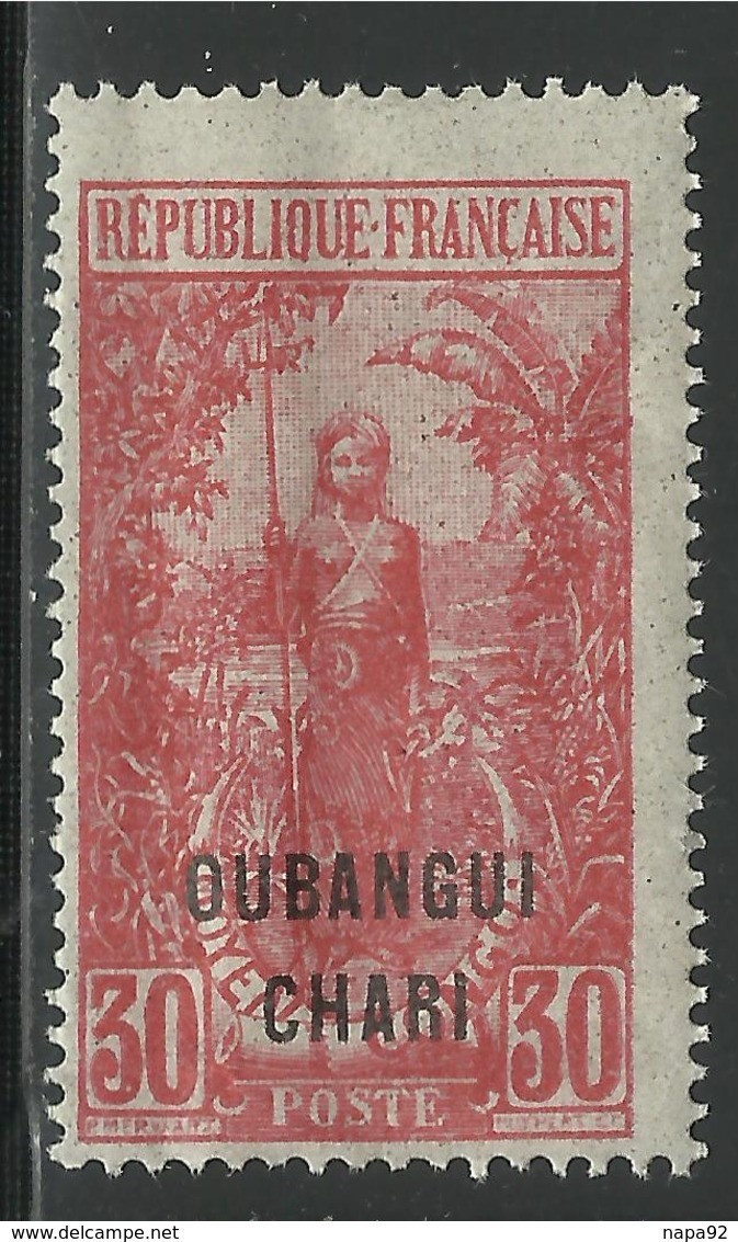 OUBANGUI-CHARI 1922 YT 33** SANS CHARNIERE NI TRACE - Neufs