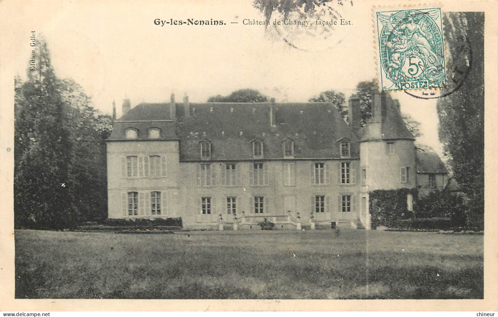 GY LES NONAINS CHATEAU DE CHANGY FACADE EST - Autres & Non Classés