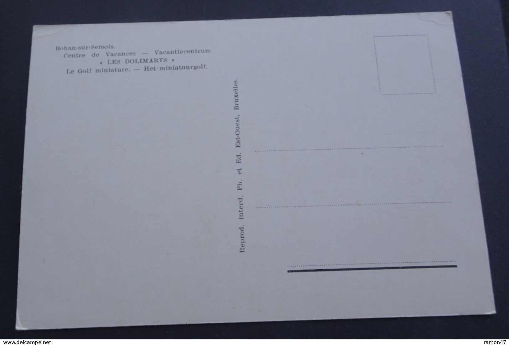 Bohan-sur-Semois - Centre De Vacances "Les Dolimarts", Le Golf Miniature - Ph. Et Ed. Est-Ouest, Bruxelles - Vresse-sur-Semois