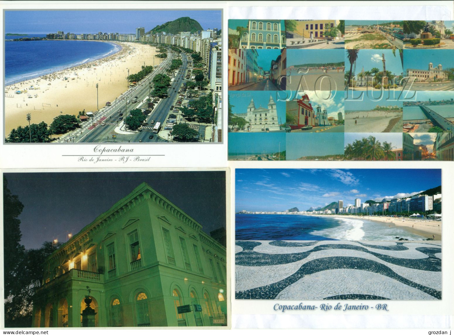 Lot No 7, 21 modern postcards, Brazil, FREE REGISTERED SHIPPING