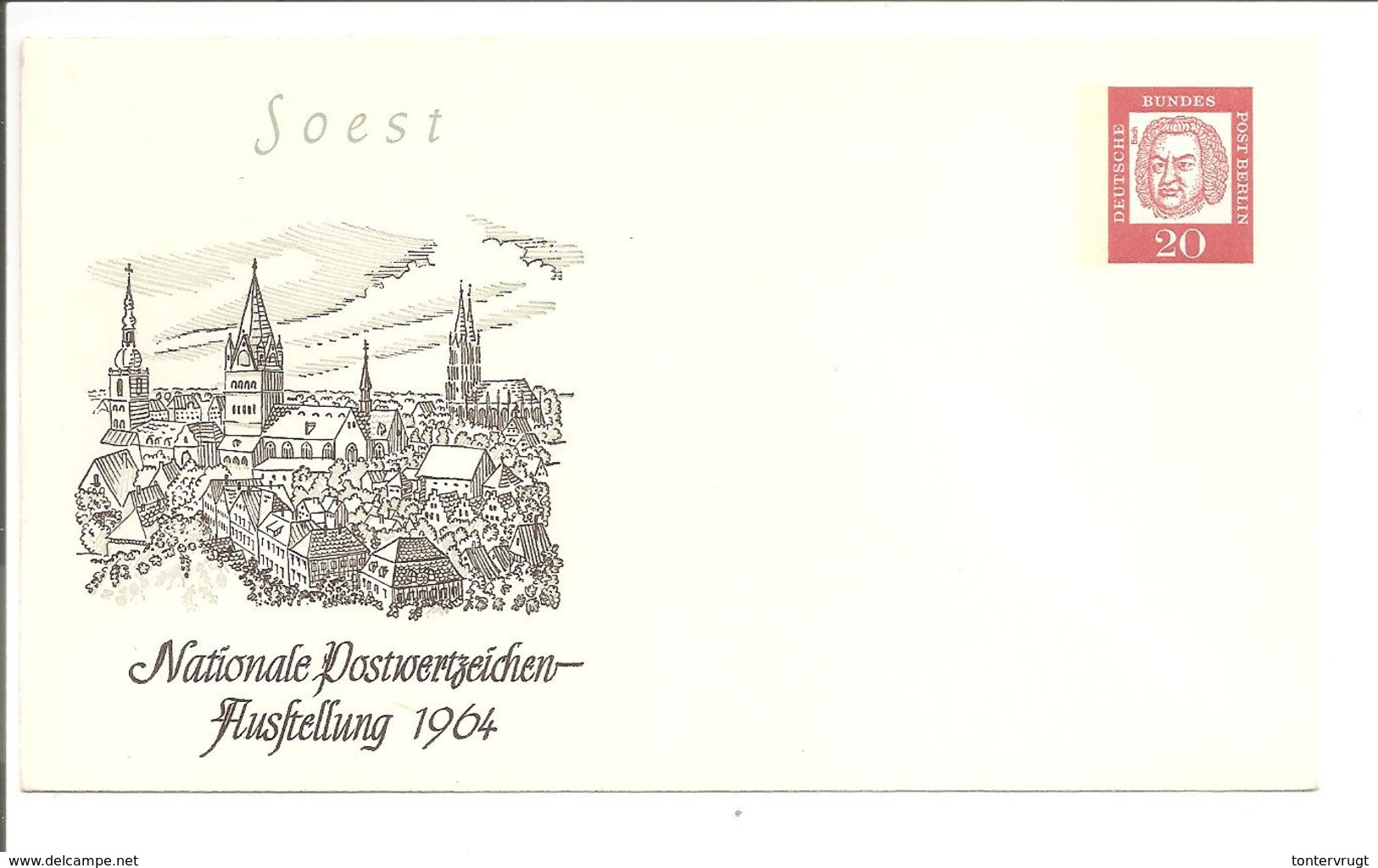 Soest. Nationale Postwertzeichen Ausstellung 1964 - Enveloppes Privées - Neuves