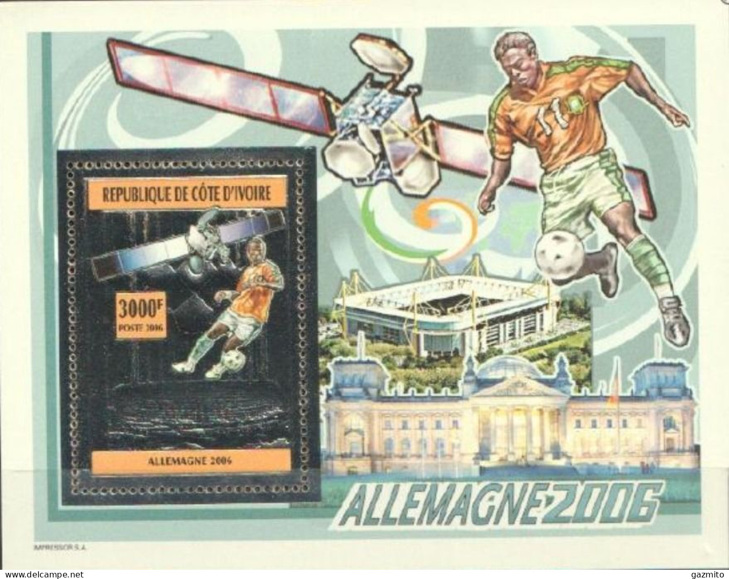 Ivory Coast 2005, Football World Cup, Space, Berlin, BF SILVER - Côte D'Ivoire (1960-...)
